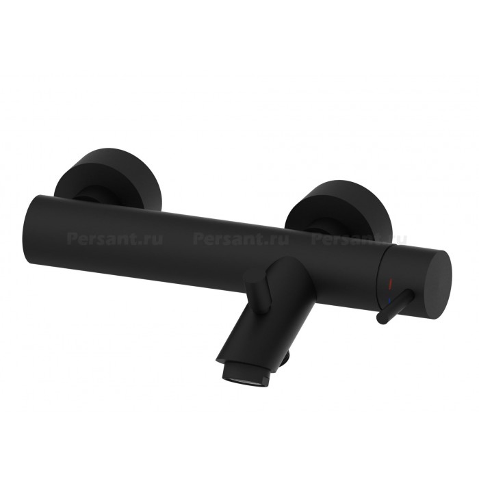 Смеситель для ванны Paffoni Light LIG022NO черный матовый