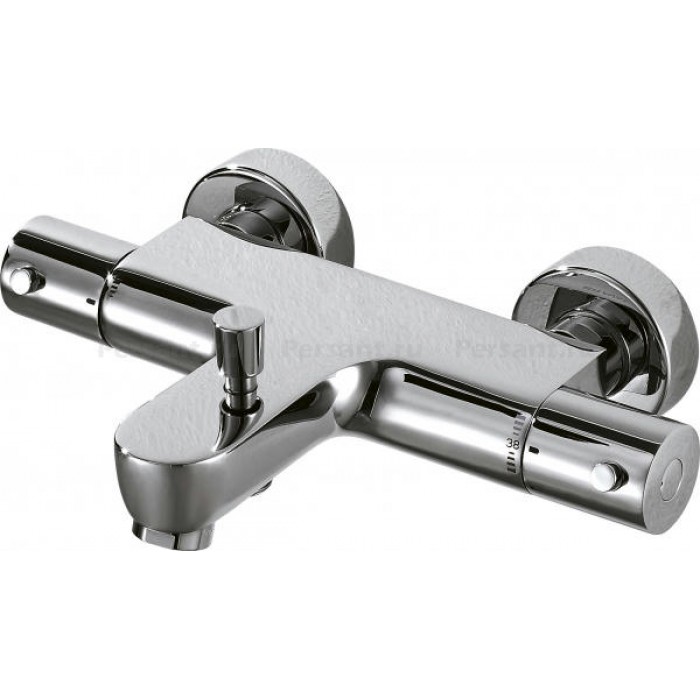 Смеситель для ванны Bravat STREAM F63984C-01B с термостатом, хром