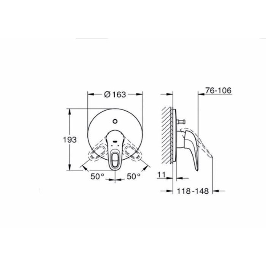 Смеситель для ванны Grohe Eurostyle 2015 19506LS3