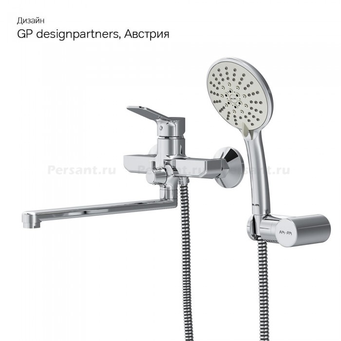 Смеситель для ванны AM.PM X-Joy F85A95000 хром