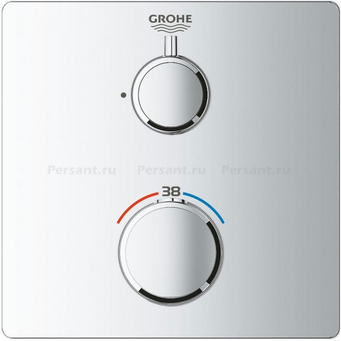 Смеситель для душа Grohe Grohtherm 24078000 встраиваемый, с термостатом, хром