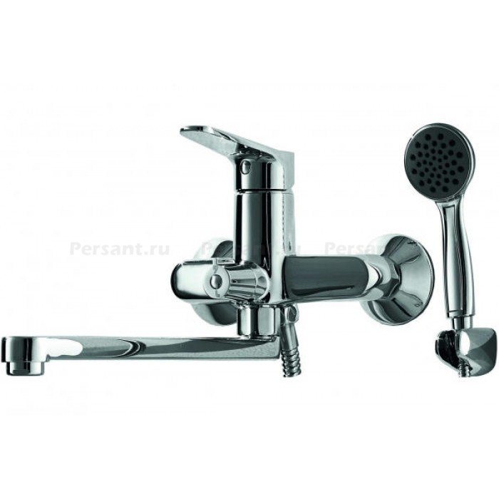 Смеситель для ванны Bravat ECO F6111147C-LB хром