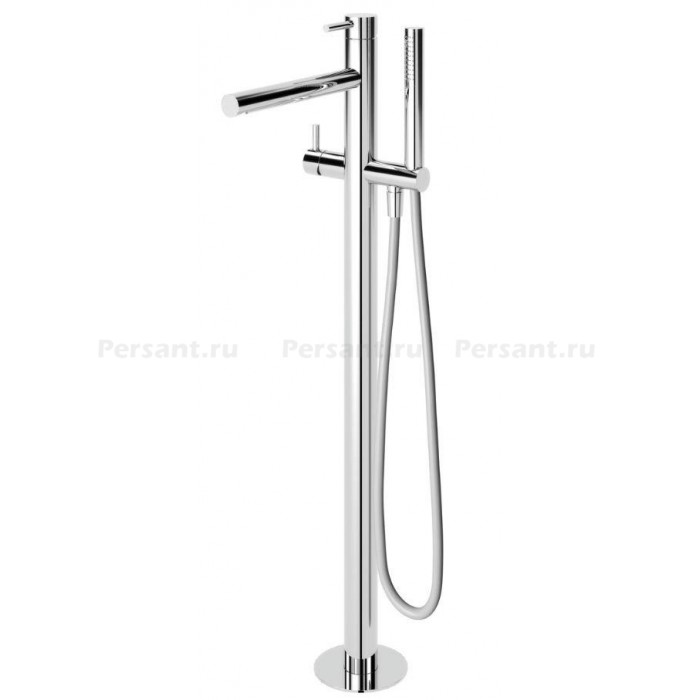 Смеситель для ванны Cezares Leaf LEAF-VDP-L-01 напольный, хром