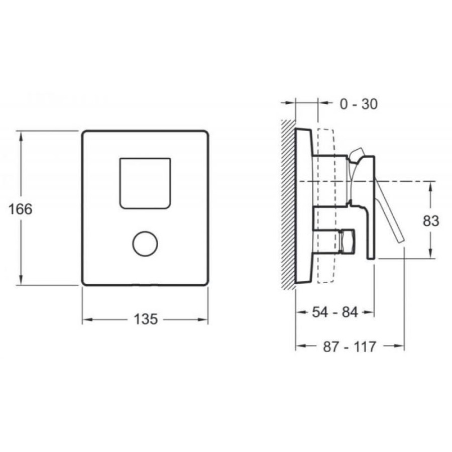 Смеситель Jacob Delafon Strayt E98633-CP