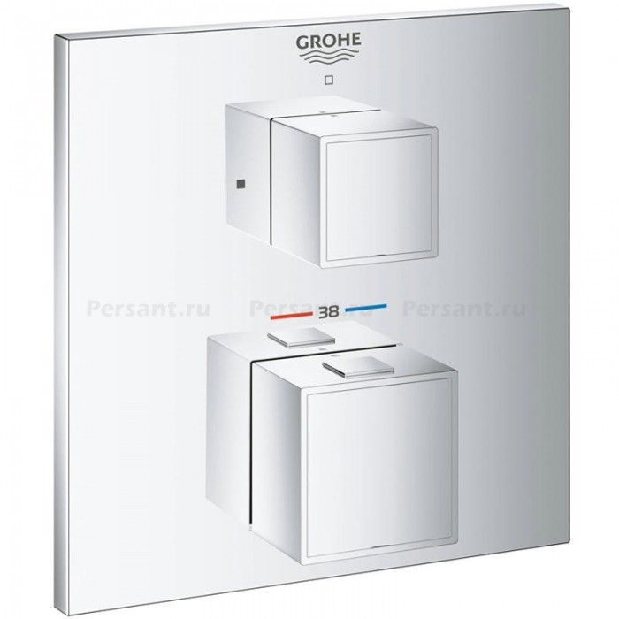Смеситель для душа Grohe Grohtherm Cube 24153000 встраиваемый, с термостатом, хром