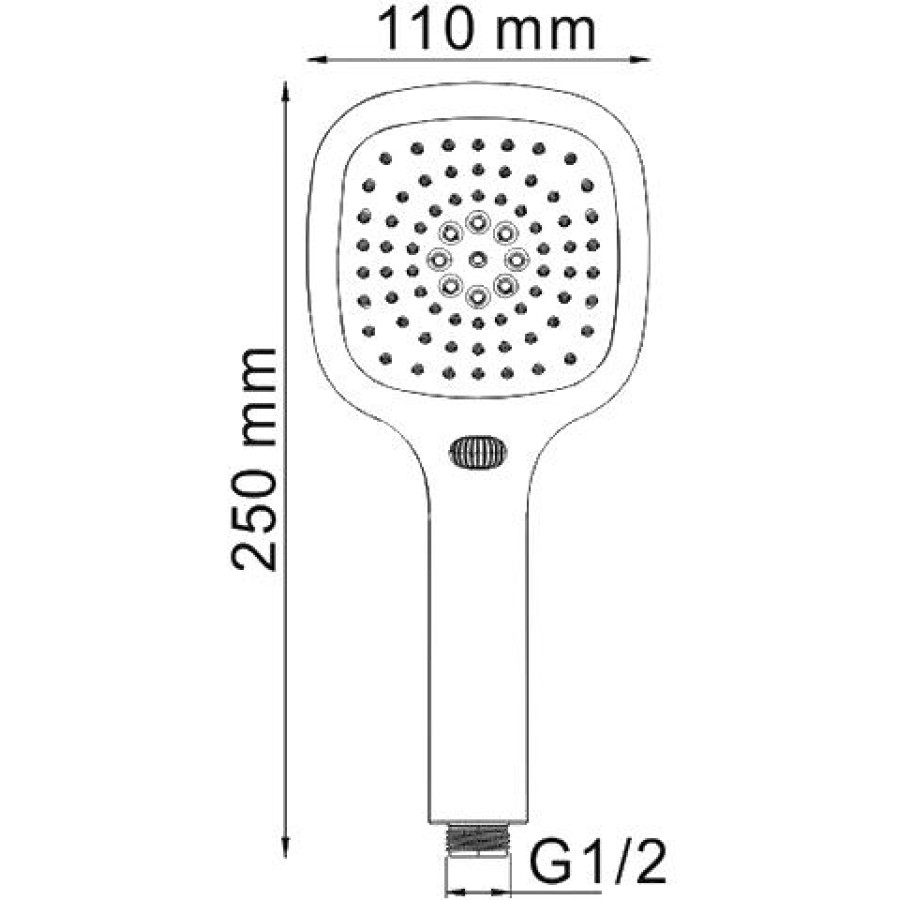 Смеситель для ванны WasserKRAFT Aller 1061WHITE