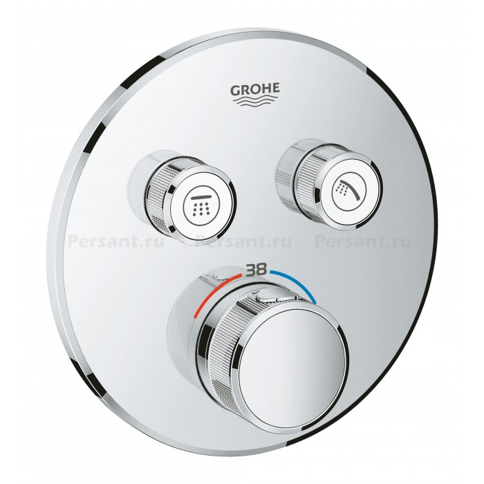 Смеситель для душа Grohe Grohtherm SmartControl 29119000 встраиваемый, с термостатом, хром