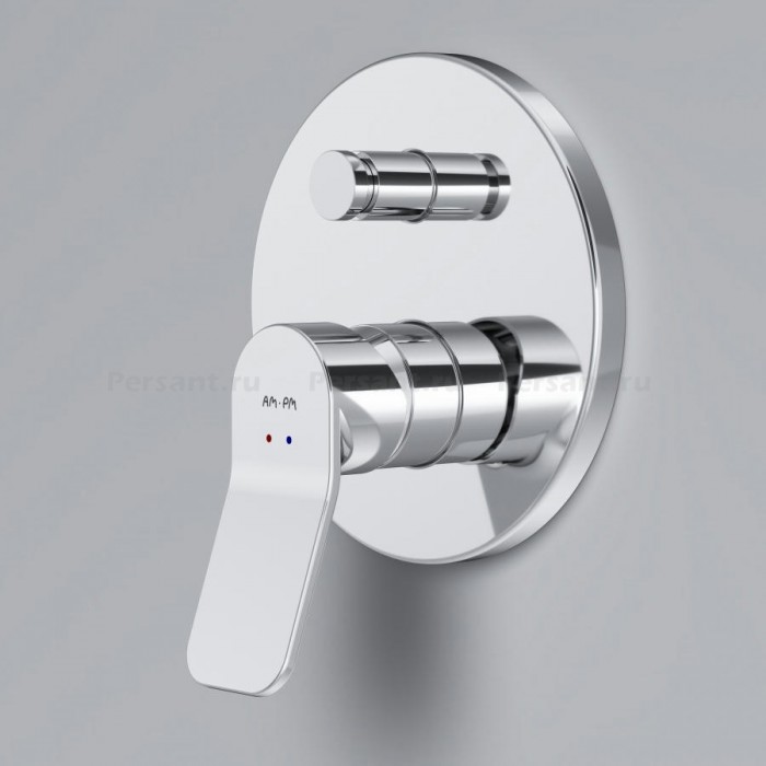 Смеситель для ванны AM.PM X-Joy F85A45000 встраиваемый, хром