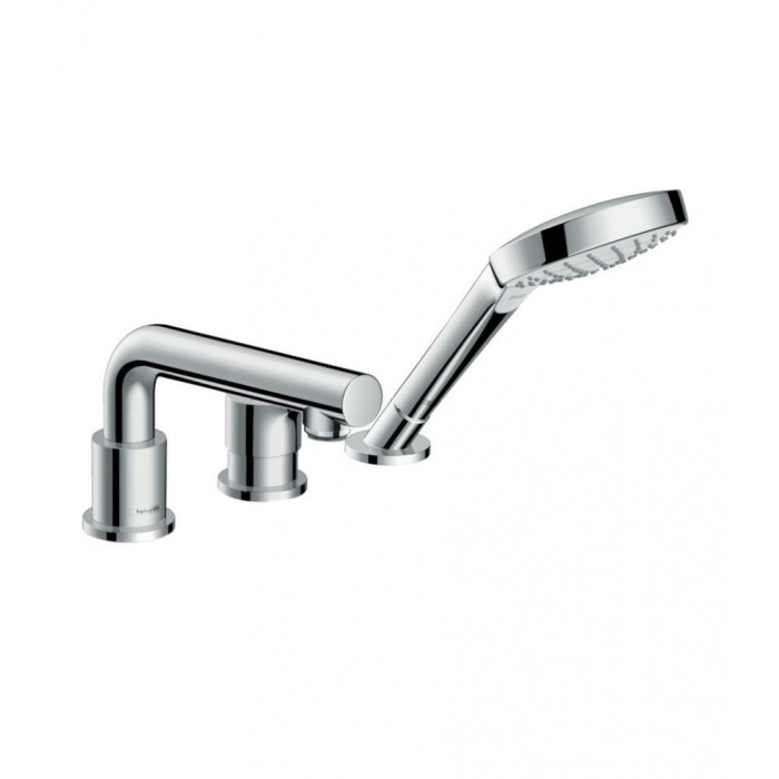 Смеситель на край ванны hansgrohe Talis S 72416000, на 3 отверстия