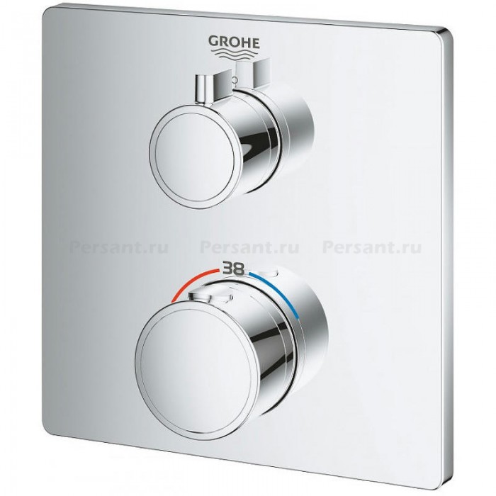 Смеситель для душа Grohe Grohtherm 24078000 встраиваемый, с термостатом, хром