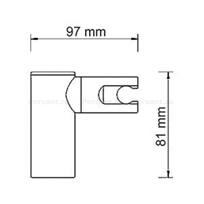 Смеситель для ванны WasserKRAFT Berkel 4801 хром