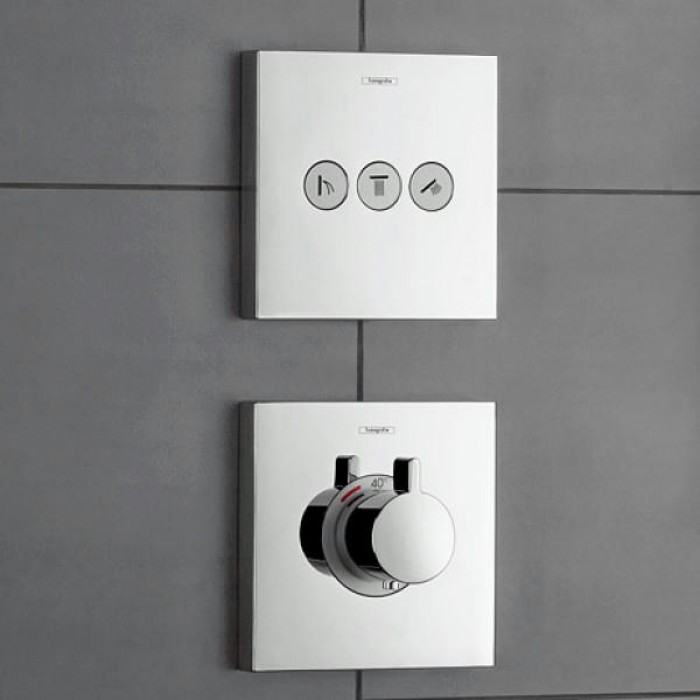 Смеситель для душа Hansgrohe Select 15760000 с термостатом, хром