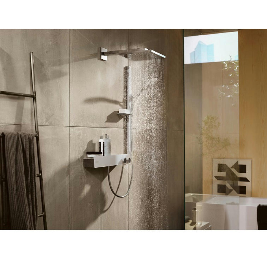 Термостат hansgrohe ShowerTablet 600 13108400 белый/хром для 2 потребителей