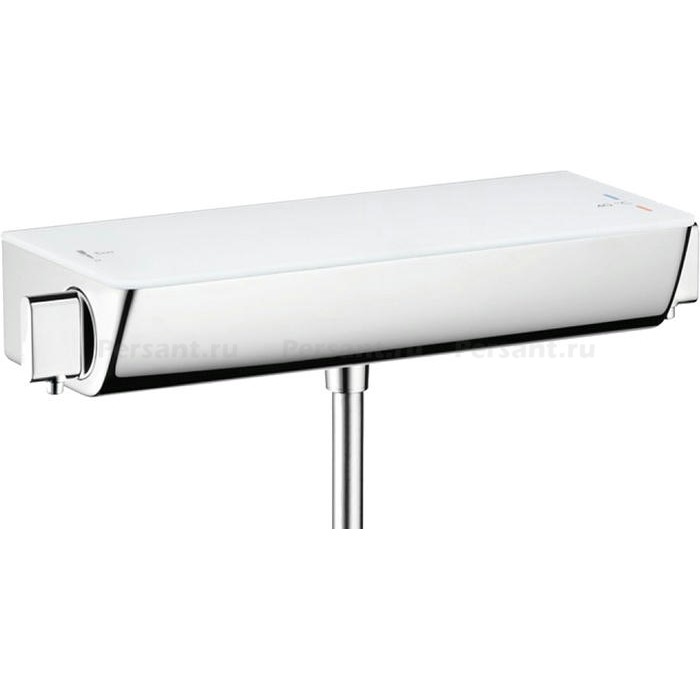 Смеситель для душа Hansgrohe Ecostat 13161400 с термостатом, белый/хром
