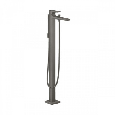 Смеситель для ванны hansgrohe Metropol 32532340 шлифованный черный хром