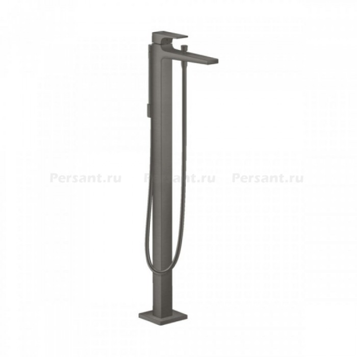 Смеситель для ванны hansgrohe Metropol 32532340 напольный, шлифованный черный хром