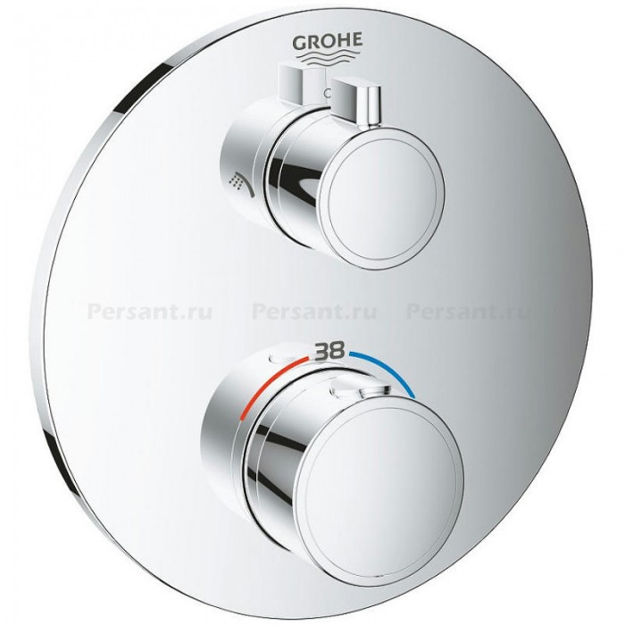 Смеситель для душа Grohe Grohtherm 24076000 встраиваемый, с термостатом, хром
