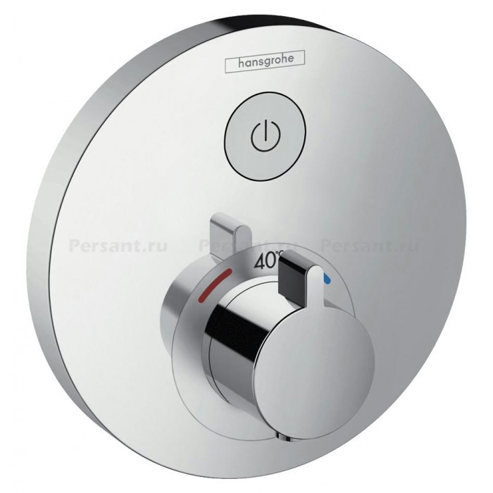 Смеситель для душа Hansgrohe ShowerSelect S 15744000 встраиваемый, с термостатом, хром