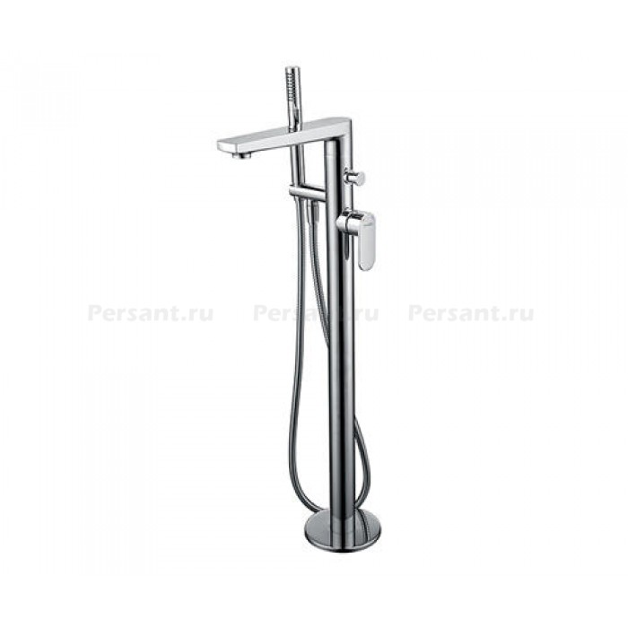 Смеситель для ванны WasserKRAFT Dinkel 5821 напольный, хром