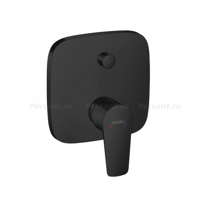 Смеситель для ванны hansgrohe Talis E 71474670 встраиваемый, черный матовый