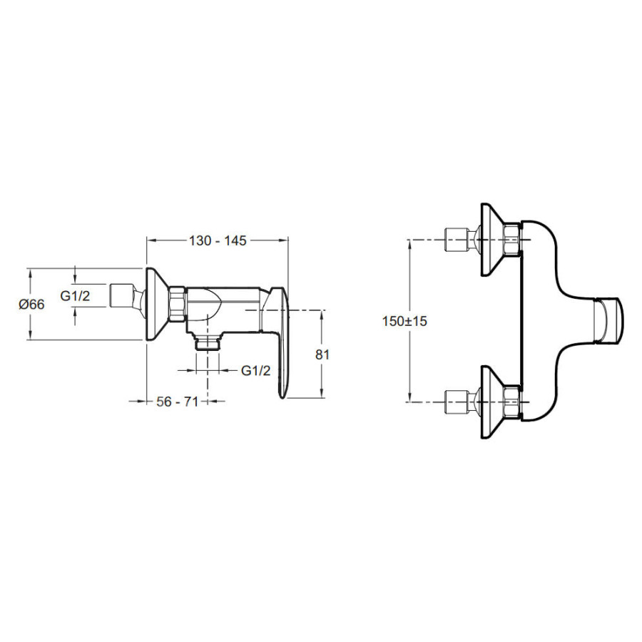 Смеситель Jacob Delafon Kumin E99463-CP