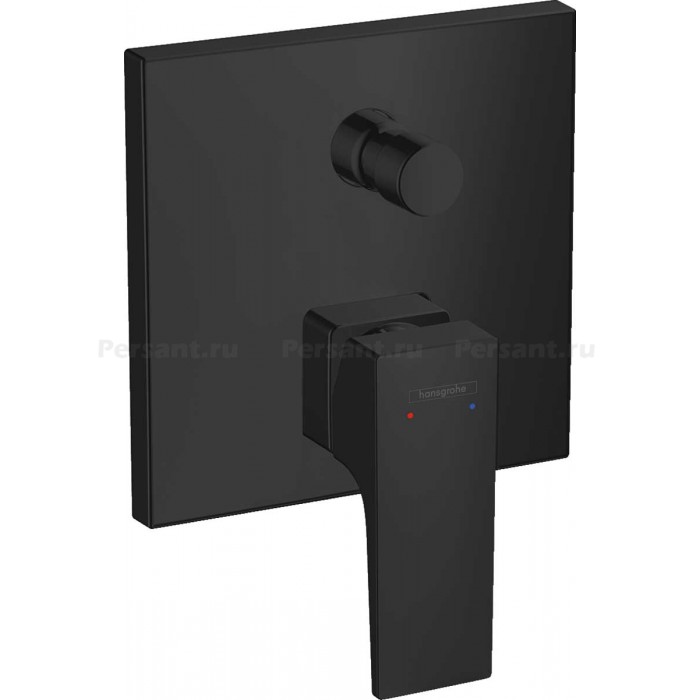 Смеситель для ванны hansgrohe Metropol 32546670 встраиваемый, матовый черный