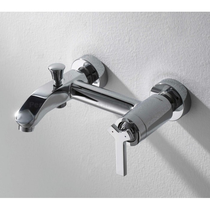 Смеситель для ванны Bravat WATERFALL F673107C-01 хром
