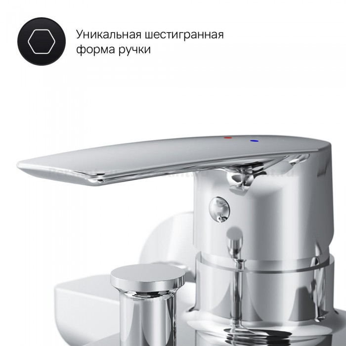 Смеситель для ванны AM.PM Gem F90A10000 хром