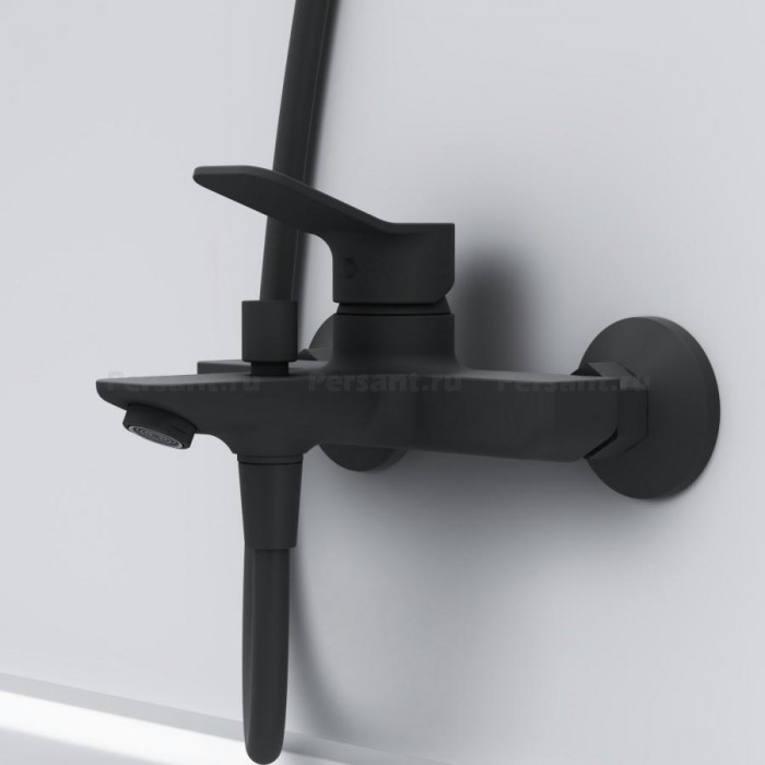 Смеситель для ванны AM.PM X-Joy F85A10022 черный матовый