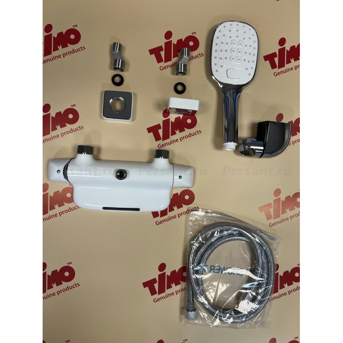 Смеситель для ванны Timo Helmi 4024/00-16Y хром/белый