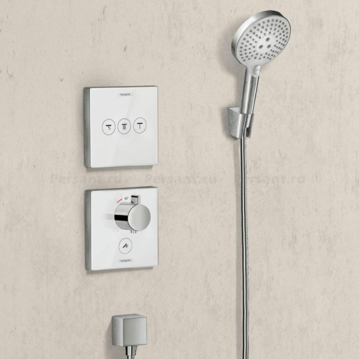 Смеситель для душа Hansgrohe ShowerSelect 15735400 встраиваемый, с термостатом, хром
