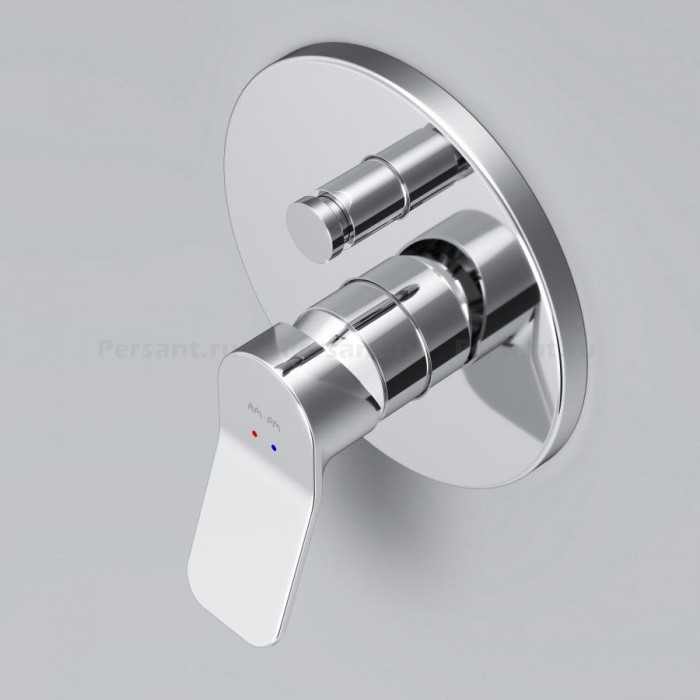 Смеситель для ванны AM.PM X-Joy F85A45000 встраиваемый, хром