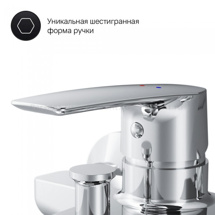 Смеситель для ванны AM.PM Gem F90A15000 хром