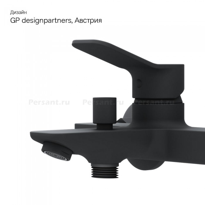 Смеситель для ванны AM.PM X-Joy F85A10022 черный матовый