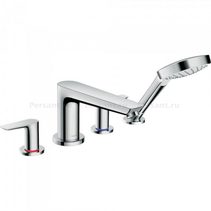 Смеситель на борт ванны hansgrohe Talis E 71748000 на 4 отверстия, хром