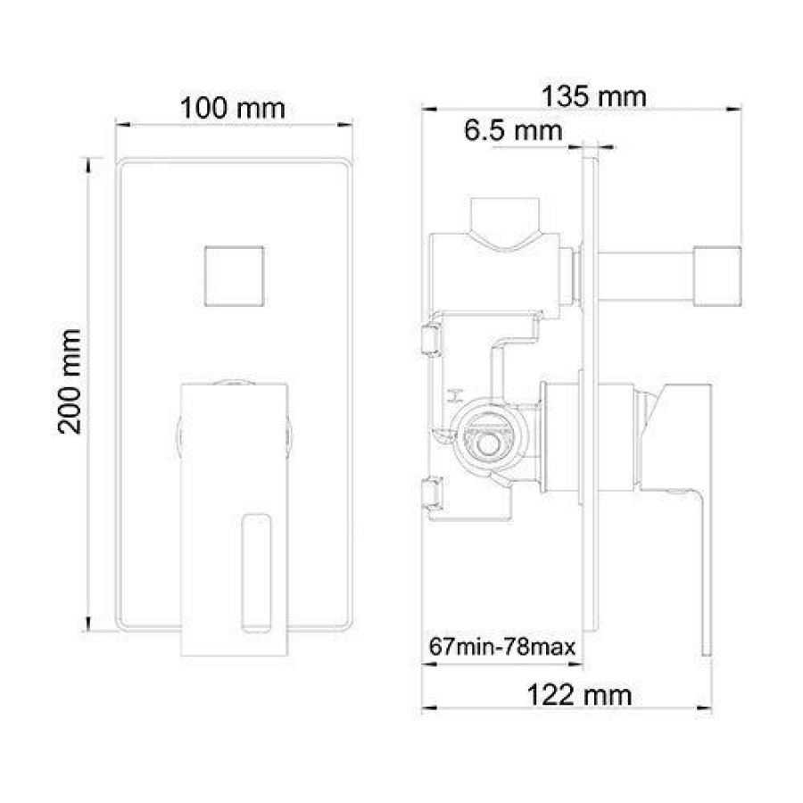 Смеситель для душа WasserKRAFT Aller 1551