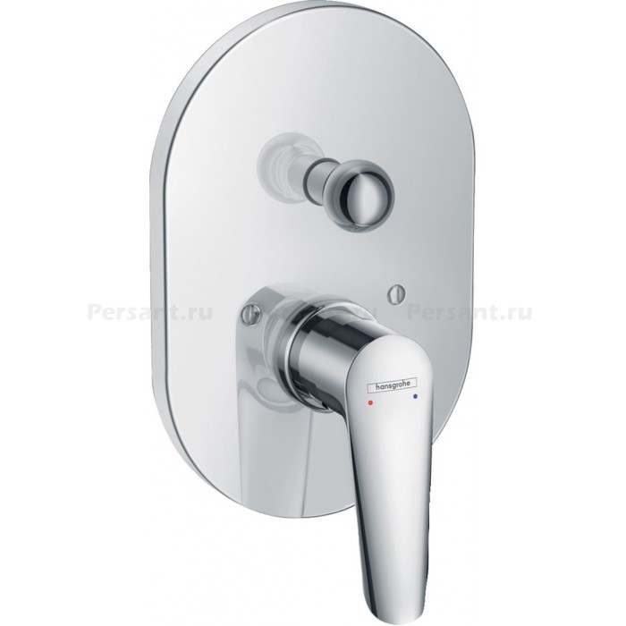 Смеситель для ванны hansgrohe Logis E 71408000 встраиваемый, хром
