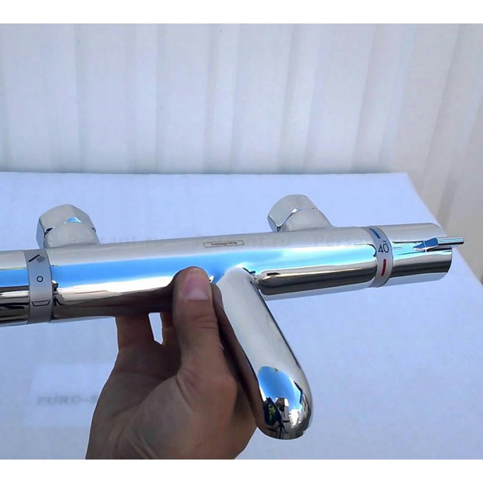 Смеситель для ванны Hansgrohe Ecostat 13114000 с термостатом, хром