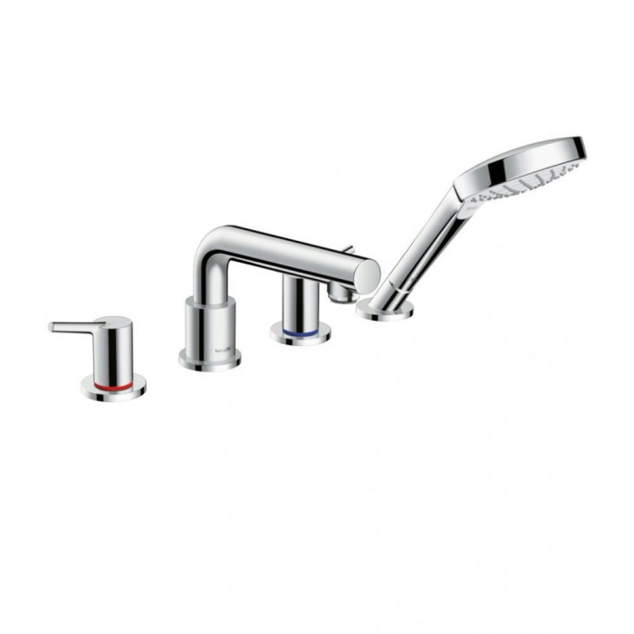 Смеситель на край ванны hansgrohe Talis S 72418000 на 4 отверстия