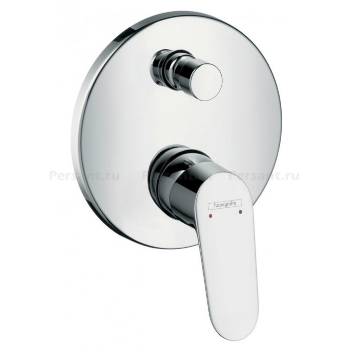 Смеситель для ванны Hansgrohe Focus E2 31945000 встраиваемый, хром