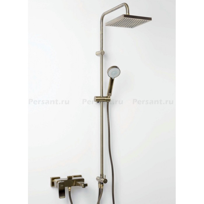 Смеситель для ванны WasserKRAFT Exter 1601 бронза