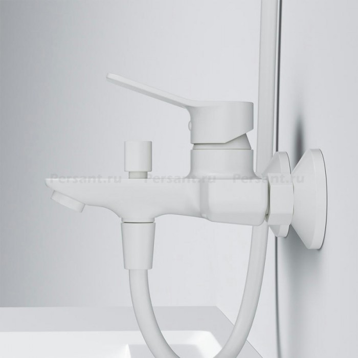 Смеситель для ванны AM.PM X-Joy F85A10033 белый матовый
