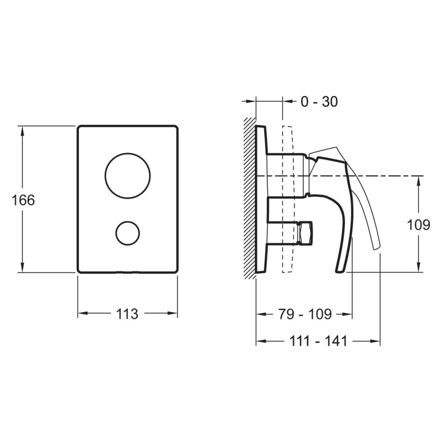 Смеситель Jacob Delafon Symbol E98724-CP