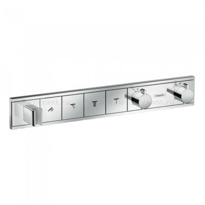 Смеситель для душа hansgrohe RainSelect 15357000 с термостатом, на 4 потока, хром