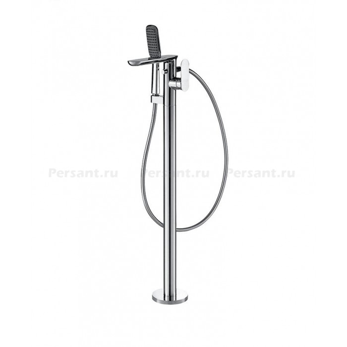 Смеситель для ванны Bravat Gina F665104C-B3-ENG напольный, хром