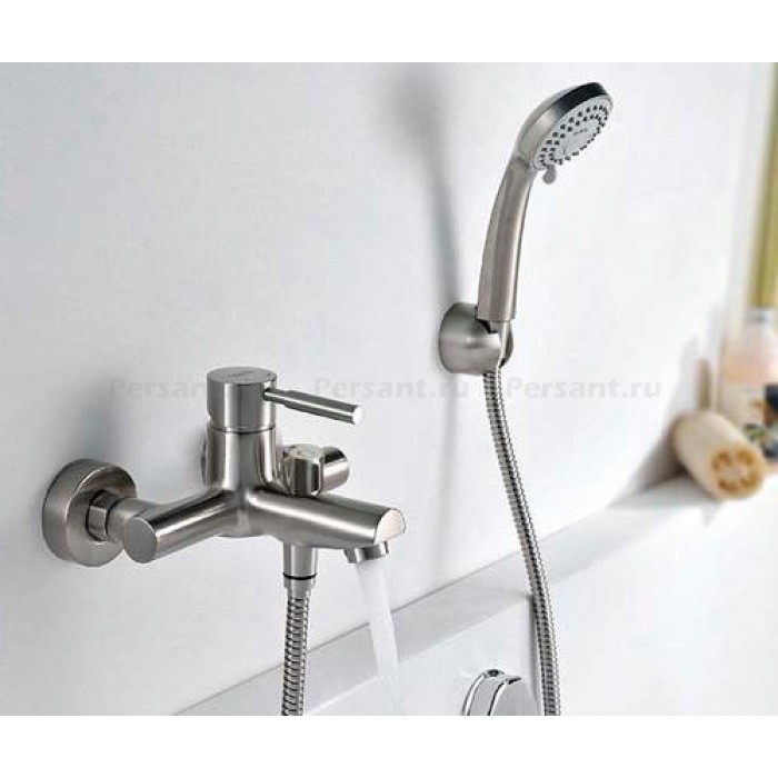 Смеситель для ванны WasserKRAFT Wern 4201 никель