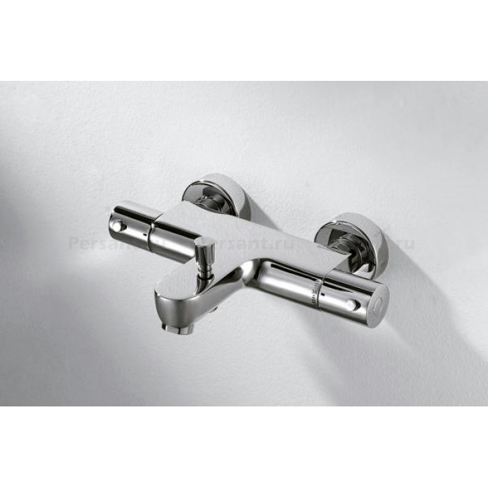 Смеситель для ванны Bravat STREAM F63984C-01B с термостатом, хром