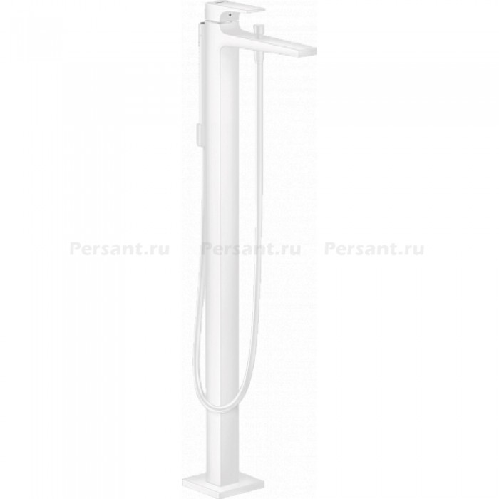 Смеситель для ванны hansgrohe Metropol 32532700 напольный, матовый белый