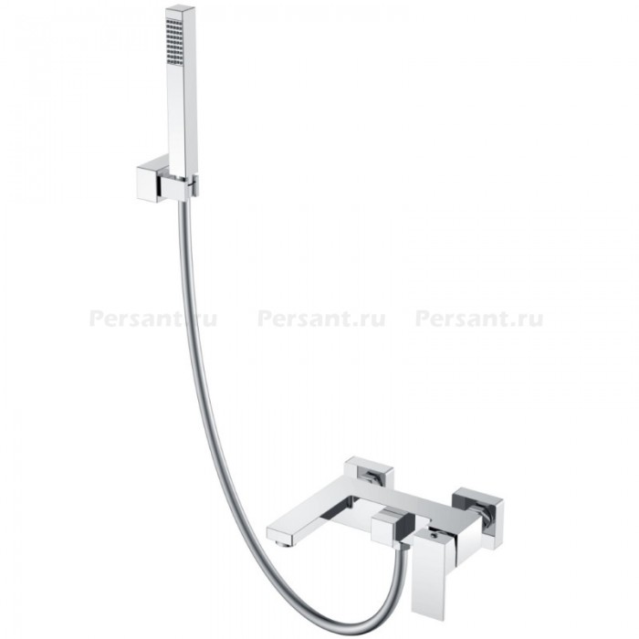 Смеситель для ванны Boheme Qubic 473-CR хром