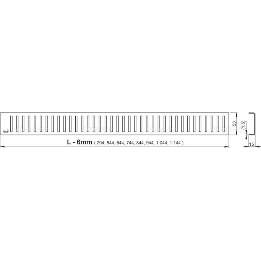 Душевой лоток AlcaPlast Low APZ101-850